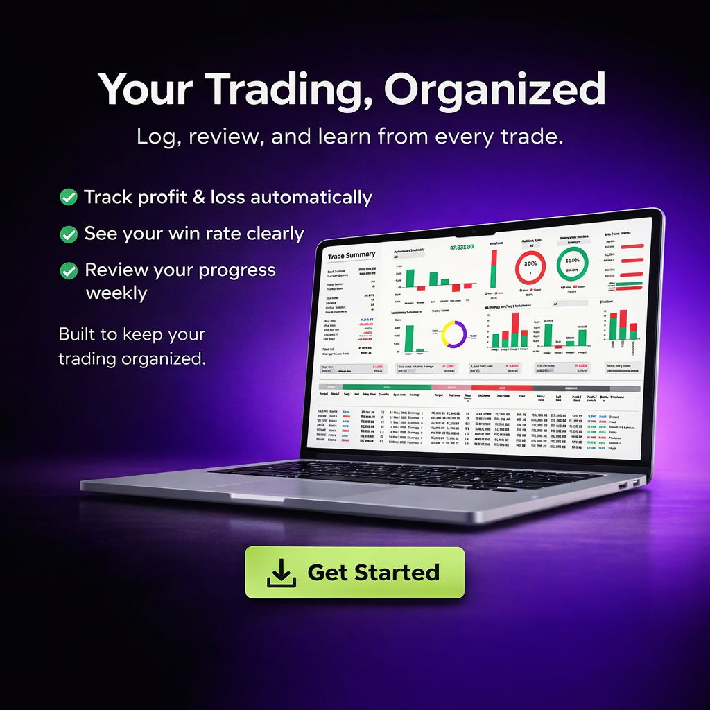 Trading Journal & Checklist Kit (Google Sheets & Excel)